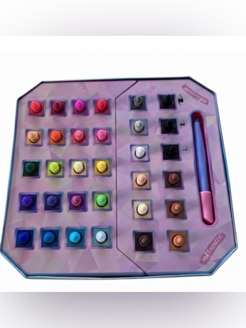 Ink Influencer Click N Color 32 Marker Set Art Kit We Wear Cute TikTok Toy Tin